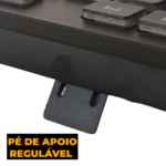 Teclado Gamer Mecânico Barato Iluminado USB LED RGB ABNT2