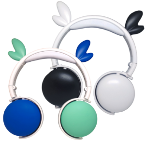 Fone de Ouvido Headset Infantil Bluetooth Sem Fio Dobrável