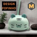 Mini Ventilador Portátil Recarregável De Gatinho Flexível USB