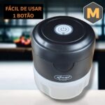 Mini Processador de Alimentos Elétrico Portátil Recarregável USB Sem Fio 2 Lâminas 100ml