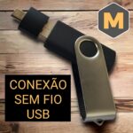 Adaptador Conector OTG Micro USB Tipo C e Tipo V8 Pendrive Para Celular