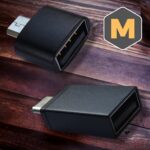 Adaptador Conector OTG Micro USB Tipo C e Tipo V8 Pendrive Para Celular