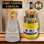 Kit de Ferramentas de Precisão 31 Chaves Fenda Philips Allen Torx