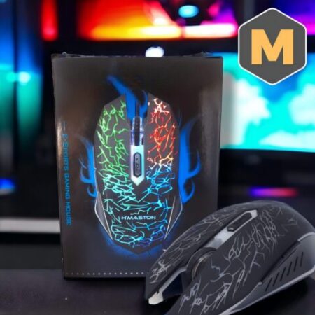 Mouse Gamer com Fio USB 6 Botões X5 RGB