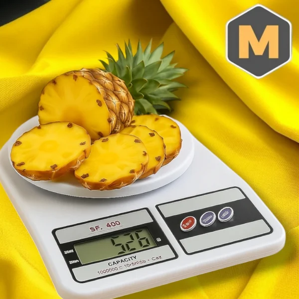 Quanty™ Balança Digital Cozinha Portátil 10 kg com Função Tara e Display Iluminado