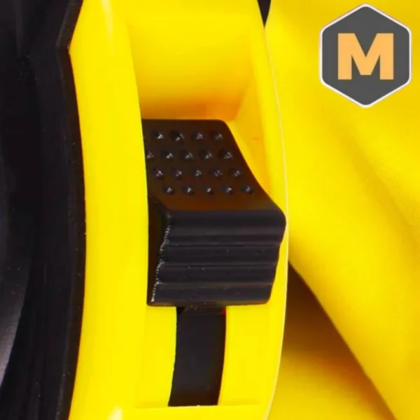 Trax™ Trena Métrica Profissional 5 Metros com Trava, Fita de Aço Reforçada e Corpo Emborrachado