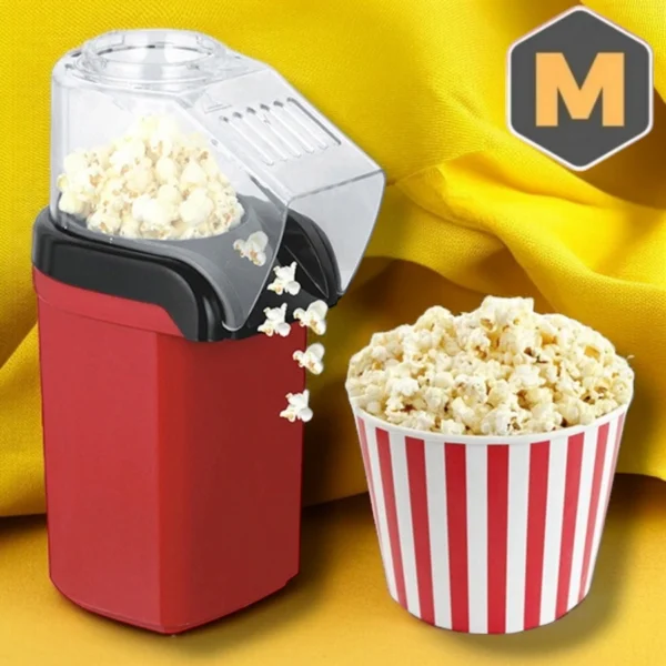 Popzy™ Pipoqueira Elétrica de Ar Quente para Fazer Pipoca Sem Óleo