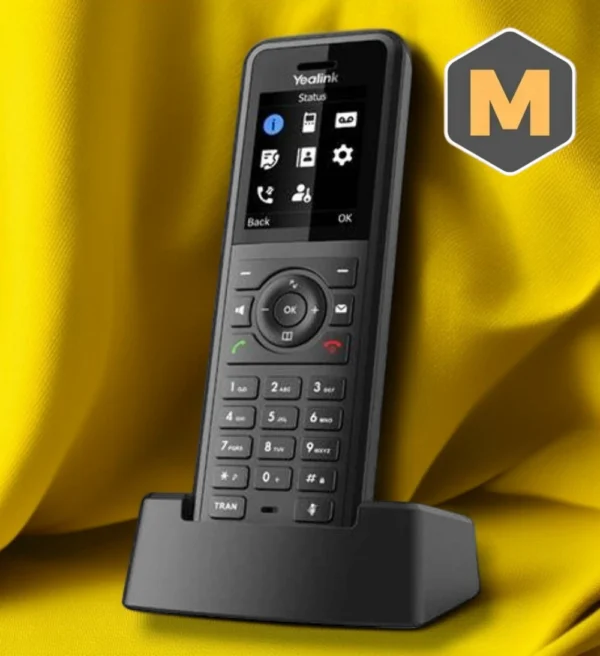 3 Telefone Sem Fio DECT Yealink W73H Ramal IP VoIP