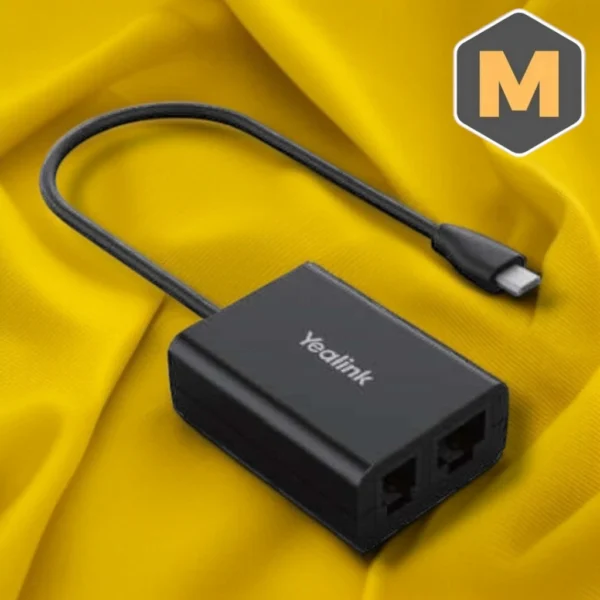 Adaptador Headset Sem Fio Yealink EHS61 – Controle Remoto de Chamadas para Telefones IP (Plug & Play)