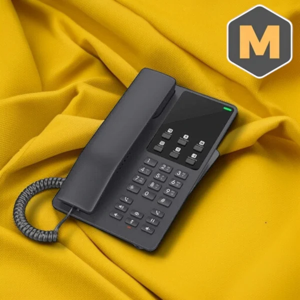 Telefone IP Grandstream GHP621 – 2 Linhas SIP, Compacto para Hotelaria e Empresas